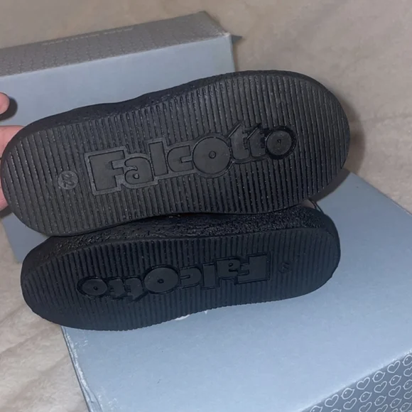 FALCOTTO CUPIDO Boys Patent leather lace-ups in Burgundy NWT - Picture 4 of 4